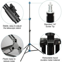Heavy-Duty Spring-Cushioned Light Stand Heavy-Duty Spring-Cushioned Light Stand